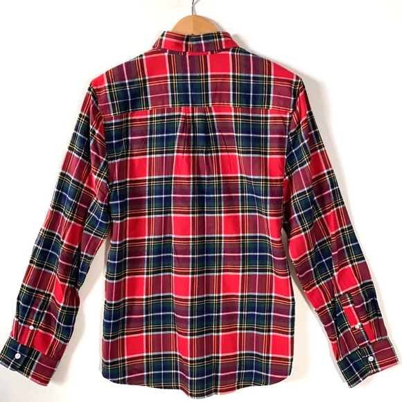 Crown & Ivy kids plaid long sleeve button down shirt, Size XL, NWT - Picture 7 of 7